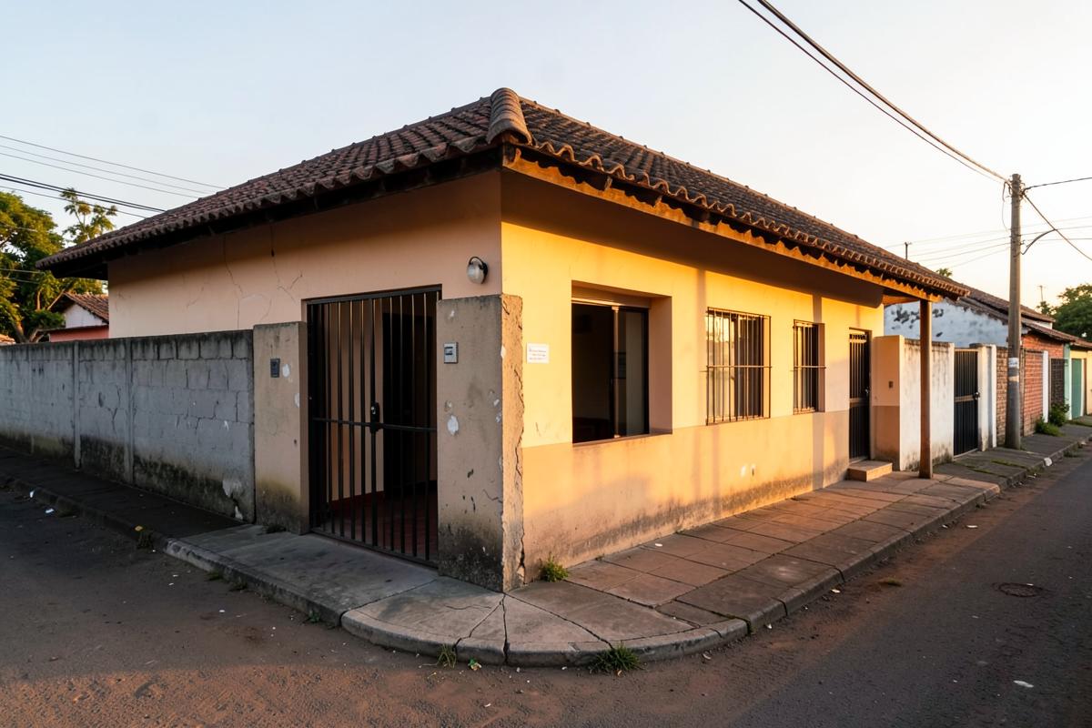 Casa de esquina de 2 quartos no bairro São Geraldo